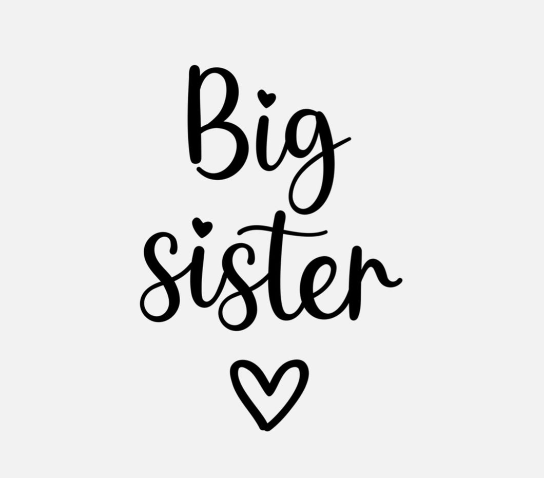 Bügelbild Nr. 2013 Big Sister