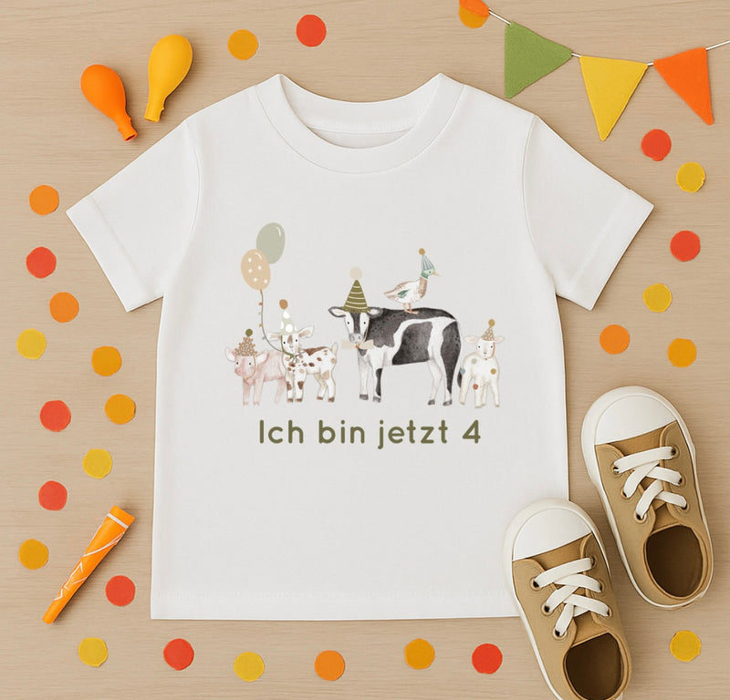 Bügelbild Nr. 481 ich bin jetzt 4
