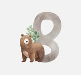 Bügelbild Alphabet mit Tieren