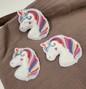 Chenille Patch Einhorn