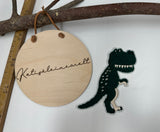 Chenille Patch Dino
