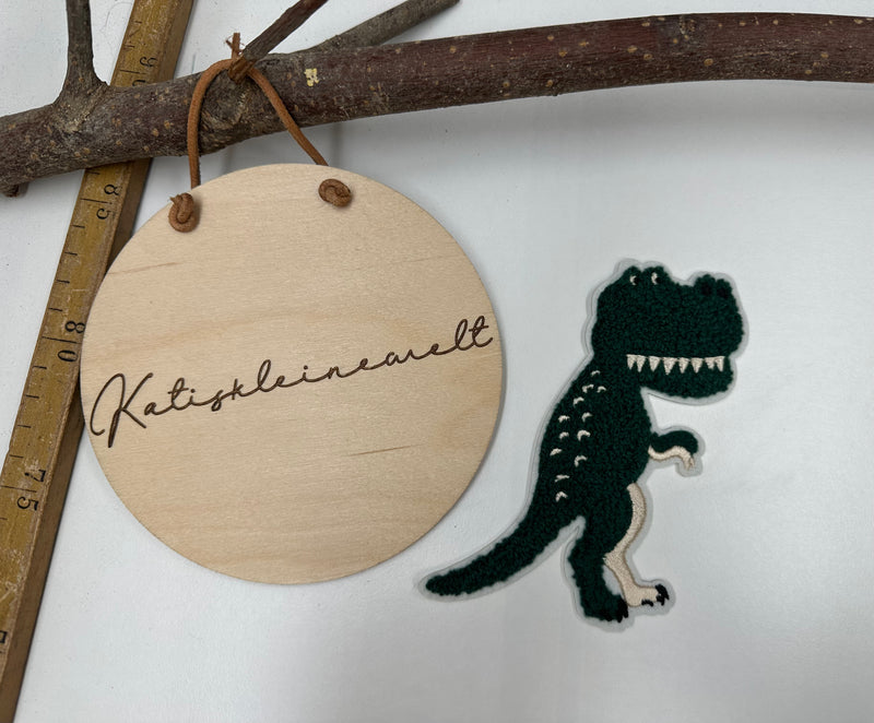Chenille Patch Dino