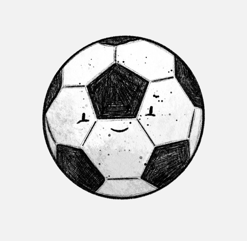 Bügelbild Nr. 108 Fußball