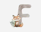 Bügelbild Alphabet mit Tieren