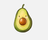 Bügelbild Nr. 73 Avocado