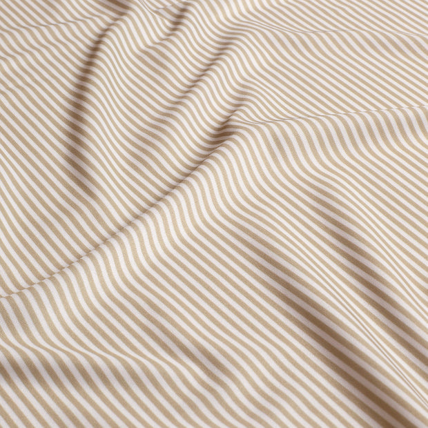 Jersey Swimwear Streifen Beige