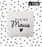 Weblabel Kleine Maus 4Stck.