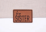 Kunstlederlabel big Sister