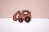 Kunstlederlabel Bagger