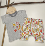 Kurzarm Set Tshirt Gr. 104 und Kurzer Jogger 2-3 Jahre