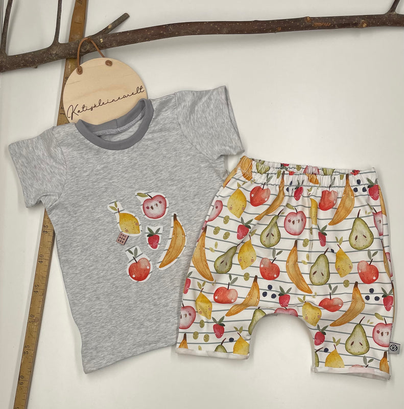 Kurzarm Set Tshirt Gr. 104 und Kurzer Jogger 2-3 Jahre