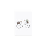 Postkarte Weihnachtsfahrrad