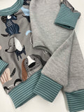 Set Sweatshirt Gr. 62/68 und Mini Jogger 6-9 Monate