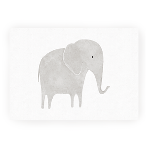 Postkarte Elefant