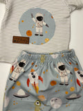 Kurzarm Set Jogger 9-12 Monate und Tshirt Gr. 74
