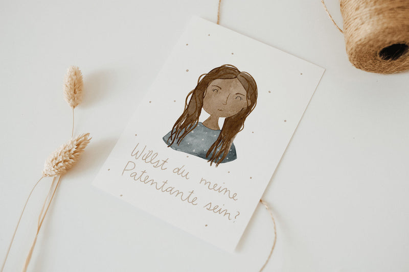 Postkarte Patentante