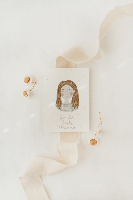 Postkarte für die beste Mama