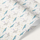 Geschenkpapier Wale