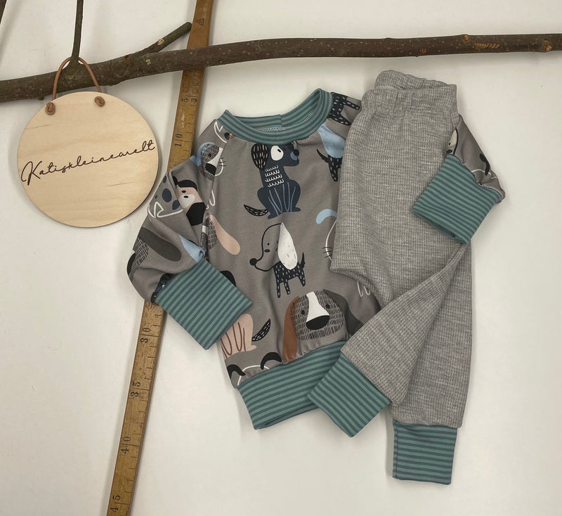 Set Sweatshirt Gr. 62/68 und Mini Jogger 6-9 Monate